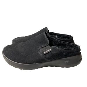 Skechers Shoes Womens 7 Black Goga Max Gen 5 Slip On Mules Walking